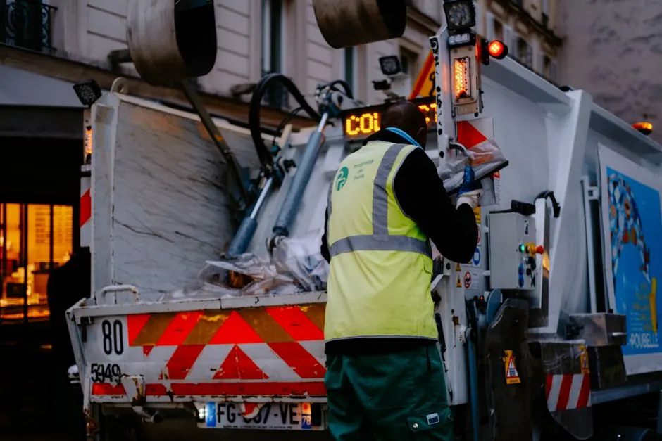Technician using tools during a service visit